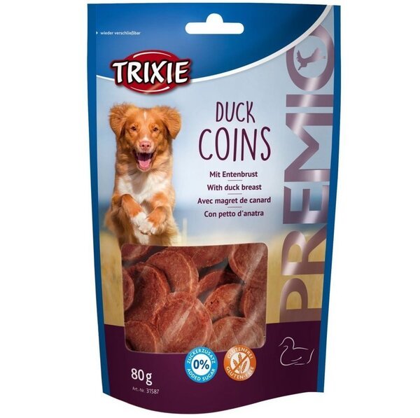 

Лакомство для собак Trixie PREMIO Duck Coins с уткой 80гр