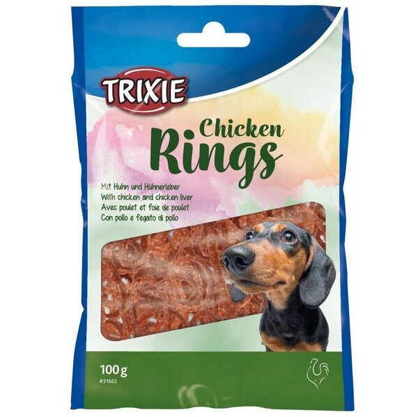 

Лакомство для собак Trixie Chicken Rings с курицей 100 г