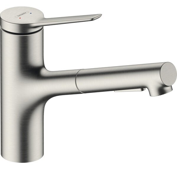 

Смеситель для кухни Hansgrohe Zesis M33, KM150, сталь (74800800)