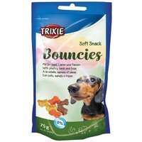 Ласощі для собак Trixie – Bouncies мікс ягня, птиця та шлунок 75 г
