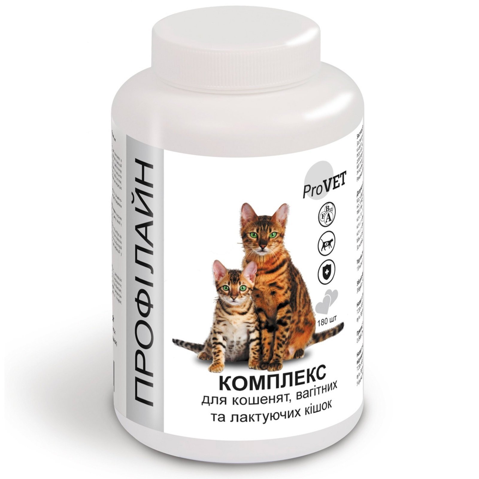 КОМПЛЕКС ProVET Профилайн для котят, беременных и лактирующих кошек, 180 табл фото 1