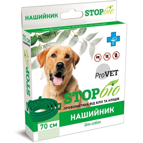

Репеллентный ошейник от блох и клещей ProVET СтопБиo для собак, 70 см