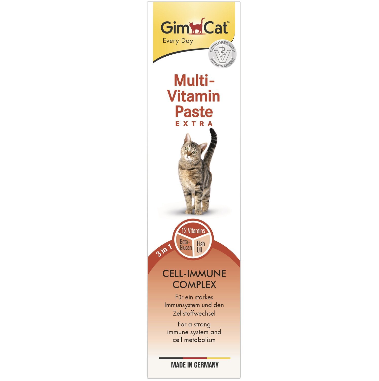 Витамины GimCat Multi-Vitamin Paste Extra для котов паста 50г фото 