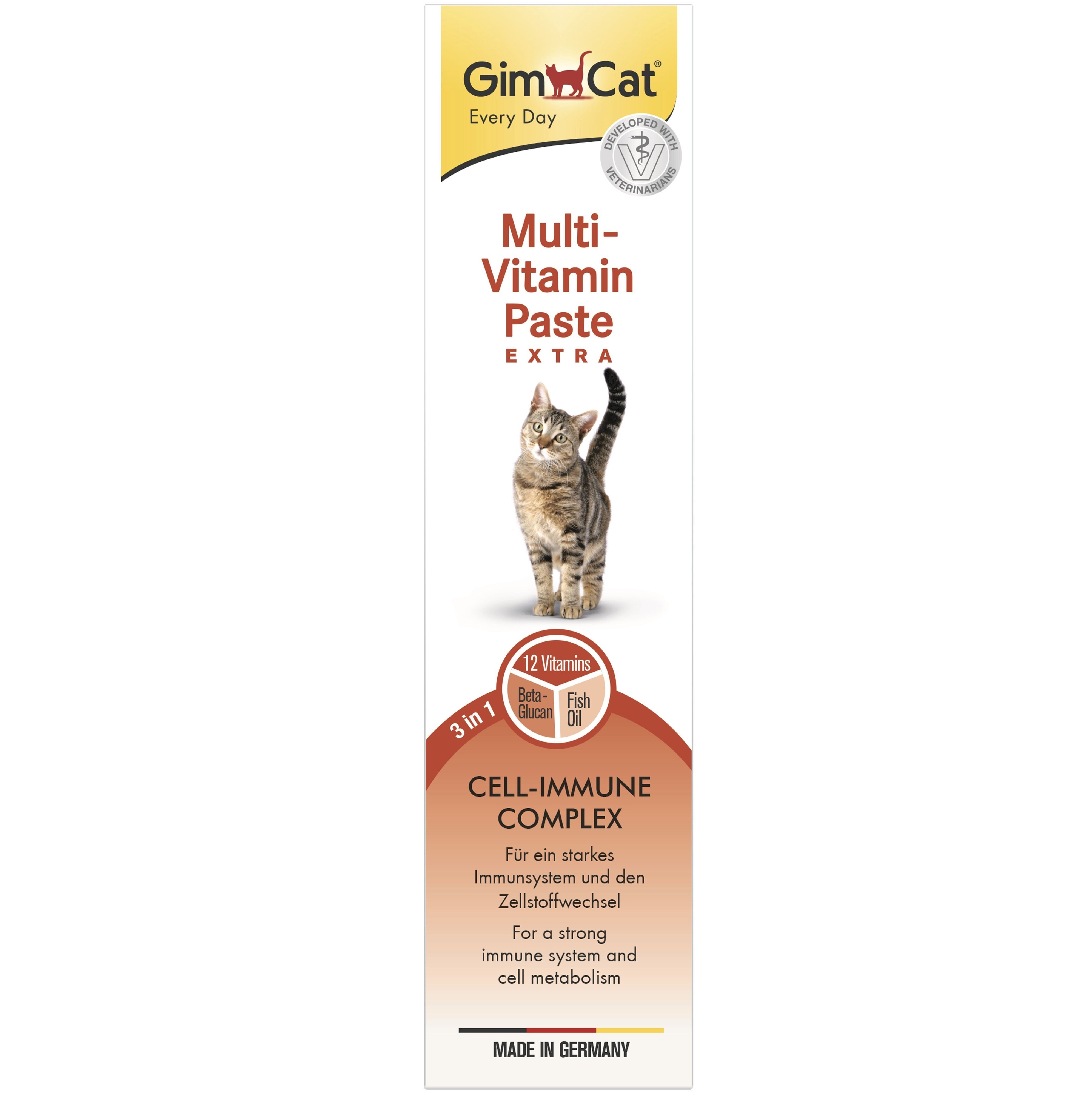 Витамины GimCat Multi-Vitamin Paste Extra для котов паста 50г фото 1