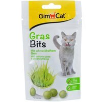 Вітаміни Для кішок Gimborn GrasBits вітамінізовані пігулки з травою 40 г