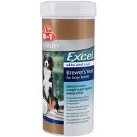 Пивные дрожжи 8in1 Excel Brewers Yeast Large Breed для собак крупных пород таблетки 80 шт