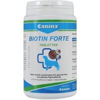 Вітаміни інтенсивний курс для шерсті Canina Biotin Forte 200 г 60 таблеток