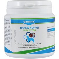 Вітаміни інтенсивний курс для шерсті Canina Biotin forte 100 г 30 таблеток