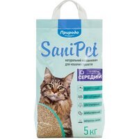 Наполнитель для кошачьего туалета бентонитовый Природа SANI PET средний 5кг NEW
