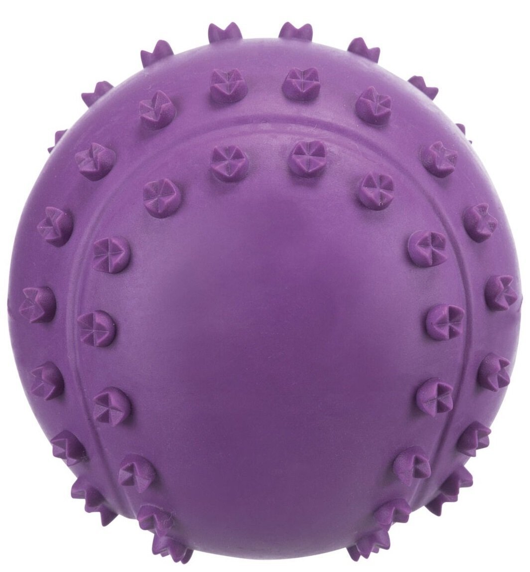 Игрушка для собак Trixie "Мяч с пищалкой" резина, 9см фото 1