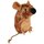 Игрушка для кошек Trixie "Мышка" плюш. коричневая с пищалкой 8см