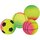 Іграшка для собак Trixie "М'яч гумовий" асорті неон 7см,