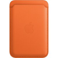 Чехол-бумажник Apple для iPhone Leather Wallet with MagSafe - Orange (MPPY3ZE/A)