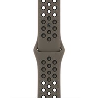 Ремінець Apple Watch 41mm Olive Grey/Black Nike Sport Band (MPGT3ZM/A)