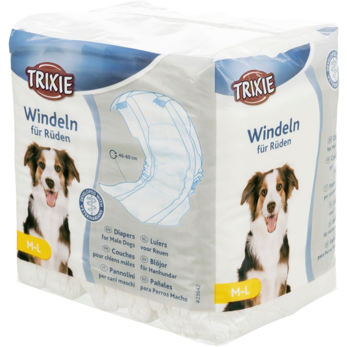 Памперсы для собак (кобелей) Trixie 46-60см 12шт фото 