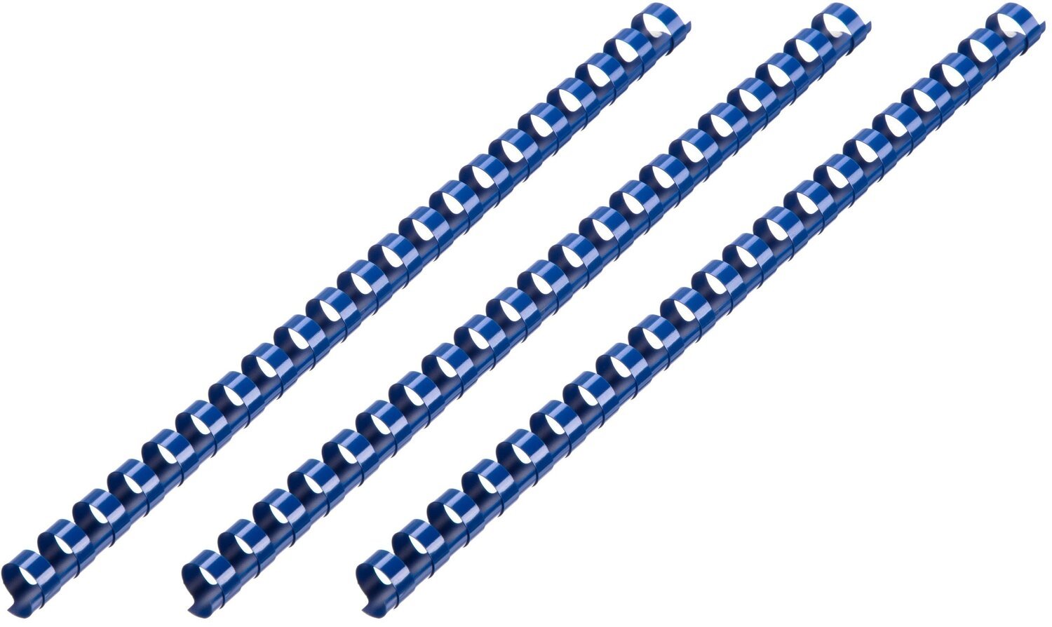 Пластиковые пружины для биндера 2E, 06мм, синие, 100шт фото 