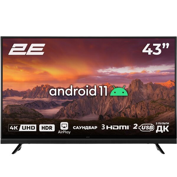 

Телевизор 2E 43A06L AndroidTV