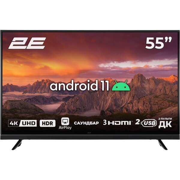 

Телевизор 2E 55A06L AndroidTV