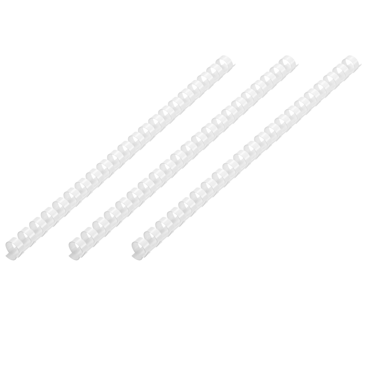 Пластиковые пружины для биндера 2E, 38мм, белые, 50шт фото 