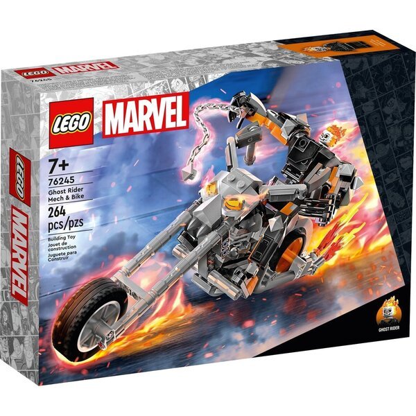 Акція на LEGO 76245 Super Heroes Призрачный всадник: робот и мотоцикл від MOYO