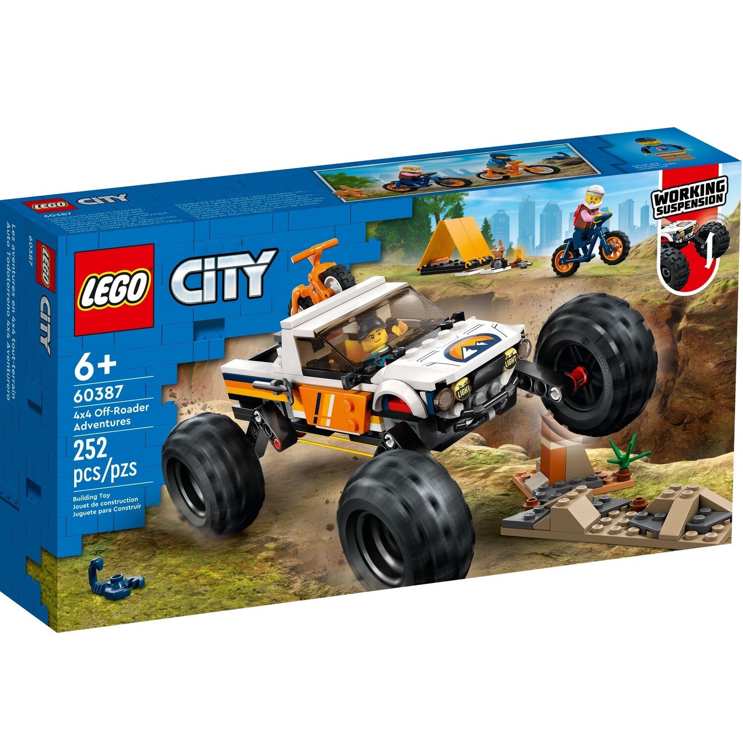 LEGO 60387 City Приключения на внедорожнике 4x4 фото 