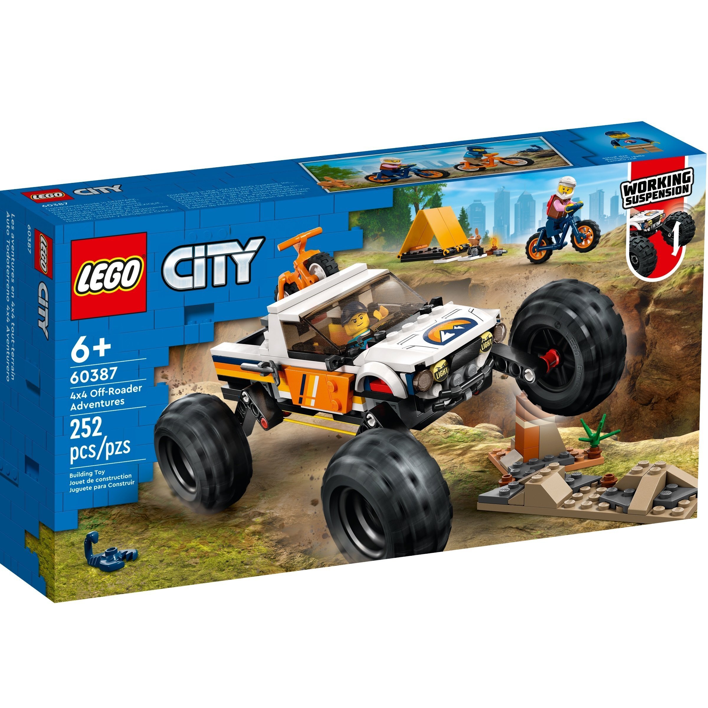 LEGO 60387 City Приключения на внедорожнике 4x4 фото 1