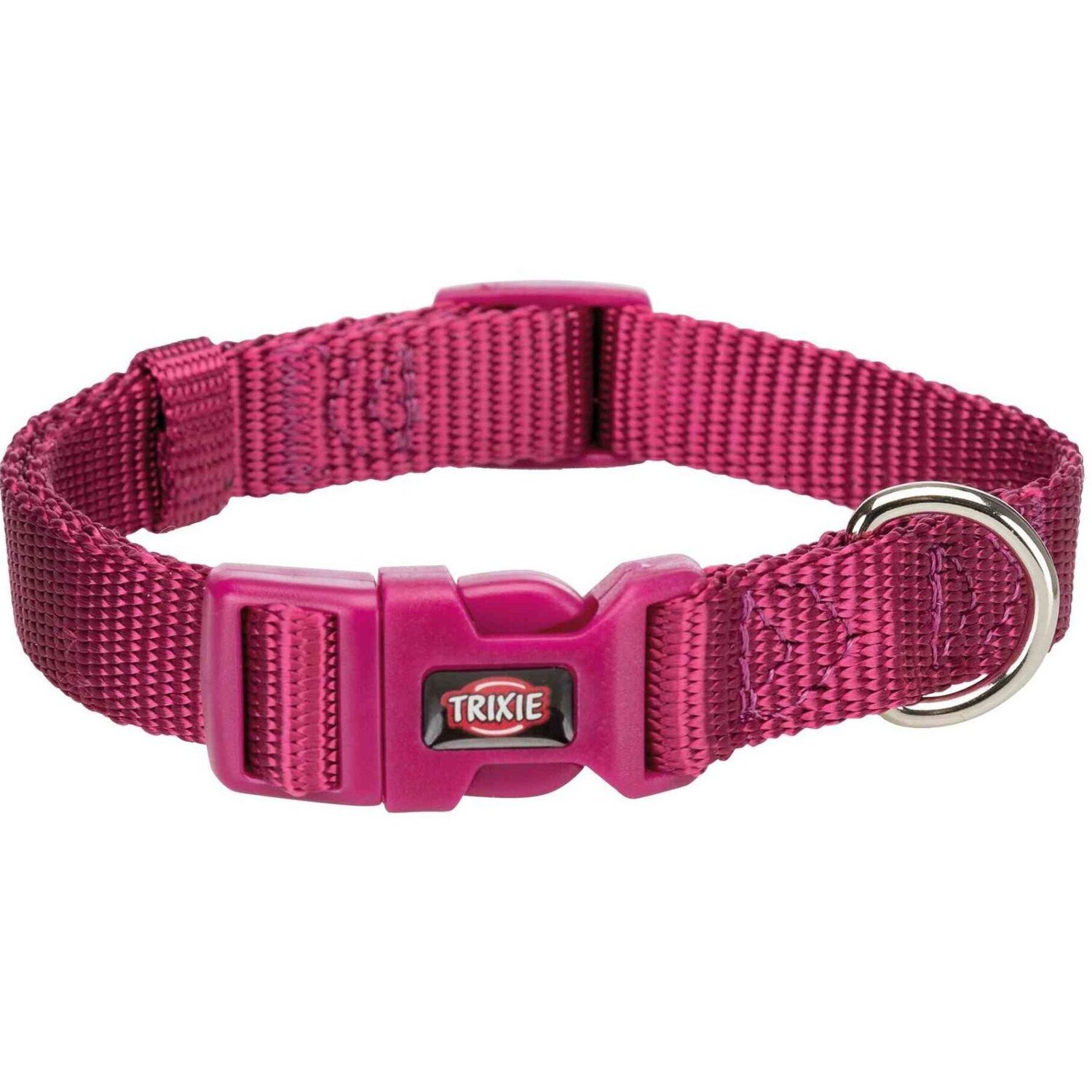 Ошейник для собак Trixie Premium нейлон S 25-40см 15мм Ярко-розовый фото 