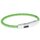 Ошейник для собак Trixie светящийся с USB XS-S 35см 7мм Зеленый