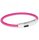 Ошейник для собак Trixie светящийся с USB XS-S 35см 7мм Розовый