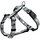 Шлея для собак Trixie Silver Reflect с лапами M-L 50-75 см / 25 мм светоотражающая Серая