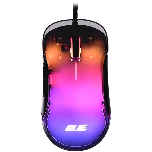 Акція на Игровая мышь 2E Gaming MG345 RGB USB Transparent (2E-MG345TR) від MOYO