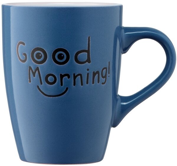 Акція на Чашка Ardesto Good Morning, 330 мл, синяя, керамика (AR3468BL) від MOYO