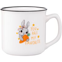 Чашка Ardesto Cute rabbit, 320 мл, фарфор (AR3460)