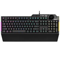 Ігрова клавіатура ASUS TUF Gaming K1 RGB 104key USB UA Black (90MP01X0-BKMA00)