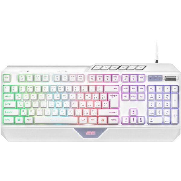 

Игровая клавиатура 2E Gaming KG315 RGB USB White Ukr