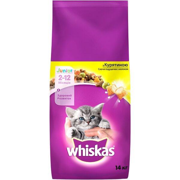 

Сухой корм для котят Whiskas с курицей 1*14кг