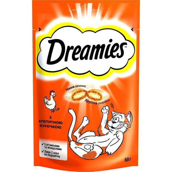

Лакомство для кошек Dreamies с курицей 6*60г