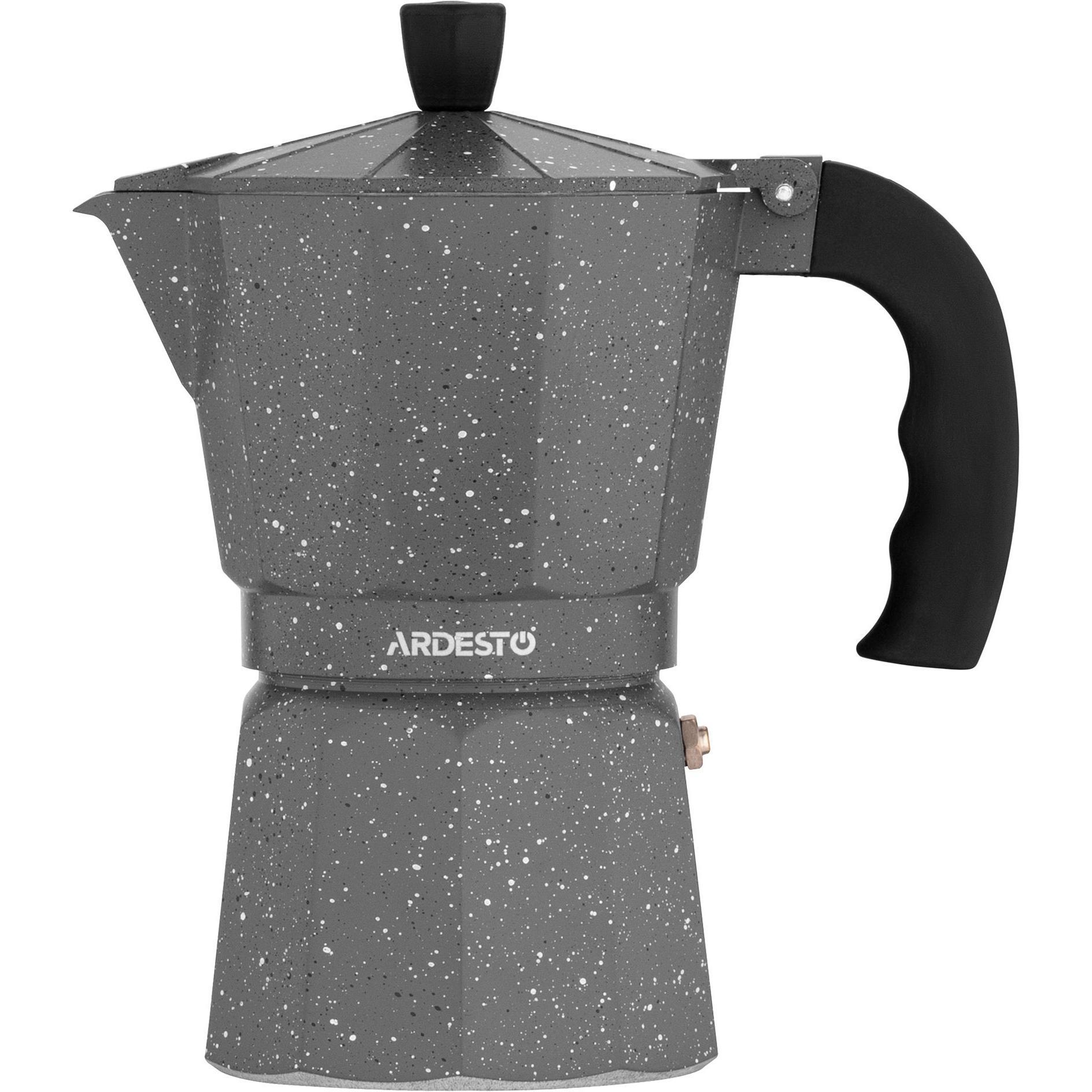 Гейзерная кофеварка ARDESTO Gemini Molise, 9 чашек, серый (AR0809AGS) фото 2