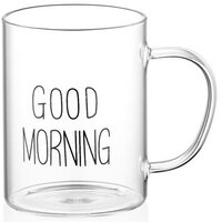 Набор чашек с ручками Ardesto Good Morning, 420 мл, 2 од., боросиликатное стекло (AR2642GM)