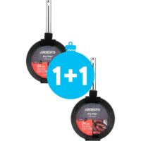 Сковорода ARDESTO Gemini Abetone 24 см, чорний, алюминий (AR1924GBH)