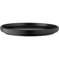 Тарілка Dessert Ardesto Trento, 20,5 см, чорна, кераміка (AR2920TB)