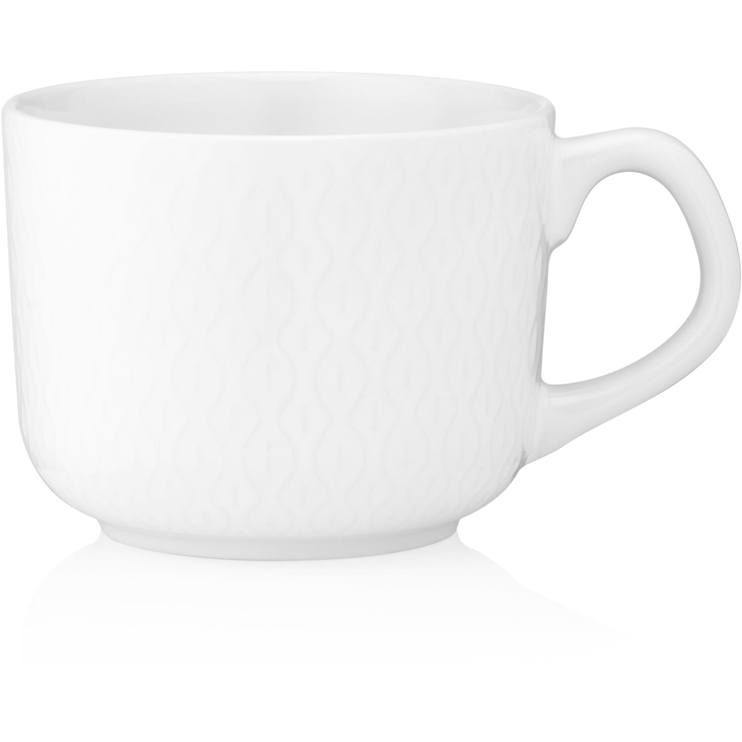 Чашка Ardesto Jumbo, 750 мл, белая, керамика (AR3484WH) фото 