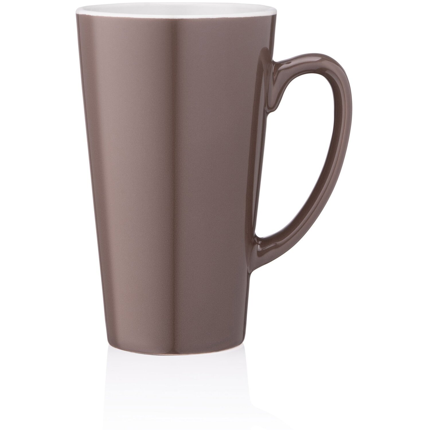 Чашка Ardesto Marco, 480 мл, коричневая, керамика (AR3483BR) фото 