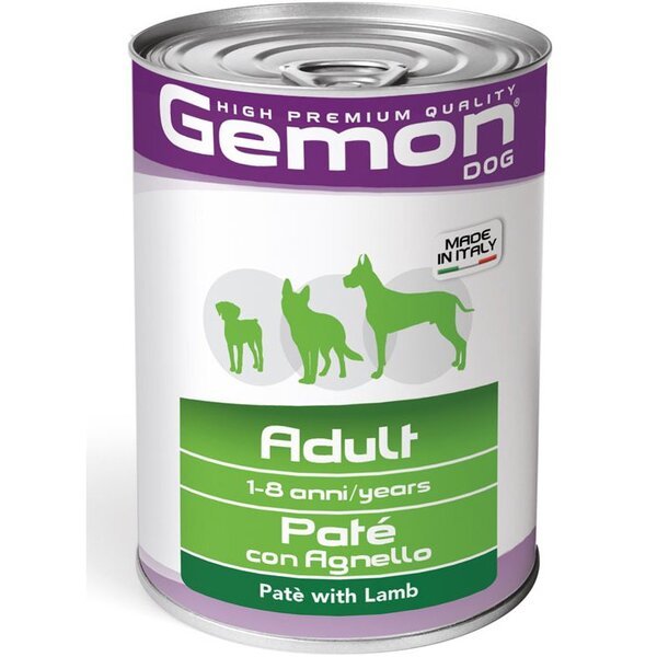 Влажный корм для собак Gemon Dog WET со вкусом ягненка 0,4 кг
