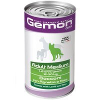 Вологий корм для собак Gemon Dog medium adult з ягням 1,25 кг
