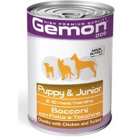 Влажный корм для щенков Gemon Dog Puppy & Junior со вкусом курицы и индейки 415 г