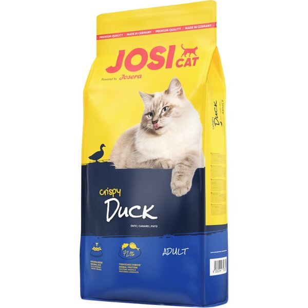 Сухой корм для взрослых кошек Josera JosiCat Crispy Duck 10 кг