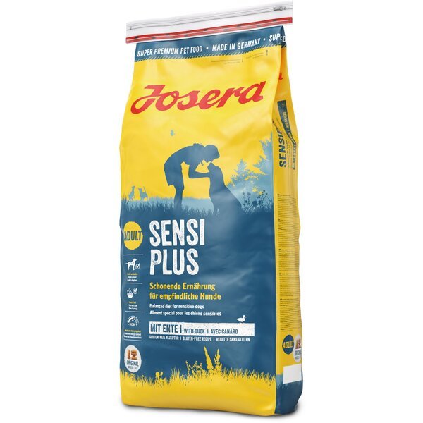 

Сухой корм для собак с чувствительным пищеварением Josera Sensi Plus с мясом утки и рисом 15 кг