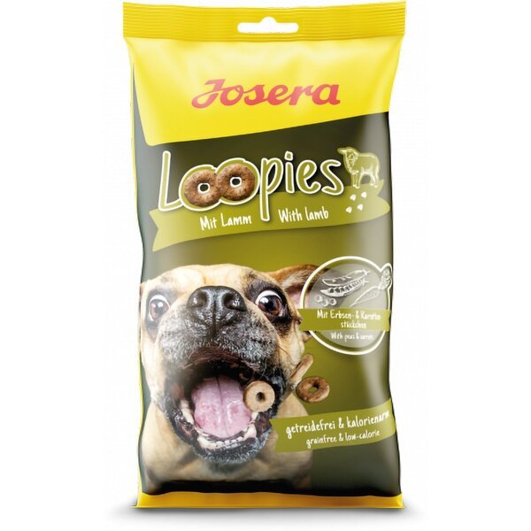 

Лакомство для собак Josera Loopies mit Geflugel с ягненком, 150 г