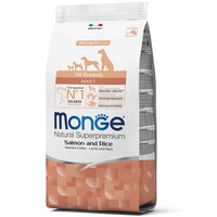 Сухой корм для собак Monge Dog All breeds Adult Light Salmon&Rice со вкусом рыбы и риса 2,5 кг